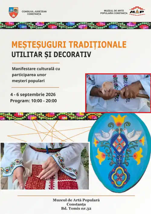 Afis Targ Mestesuguri traditionale - utilitar si decorativ 2026